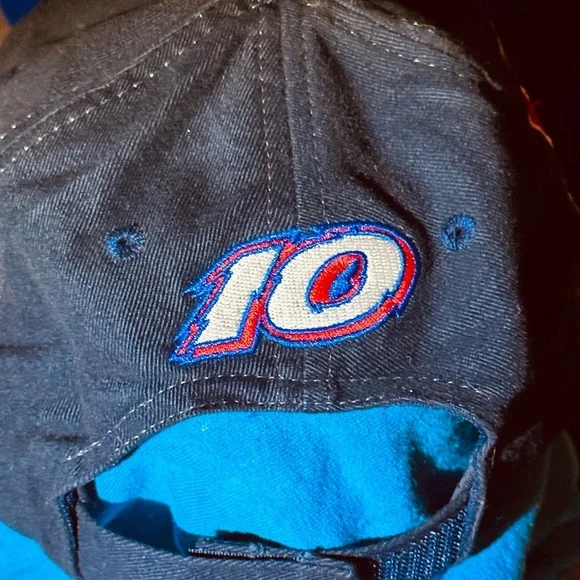 Rare vintage Baseball Cap Hat NASCAR 10 Valvoline Scott Riggs Racing Eagle One - Picture 2 of 6